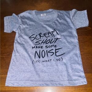 Gray Kids Graphic T-Shirt